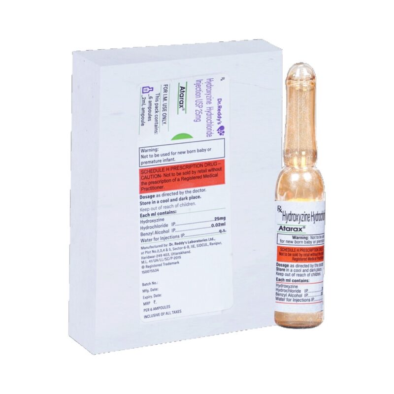 Atarax 25mg Injection 15Amp